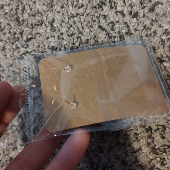 Black Butterfly Stud Earrings - Picture 2 of 3